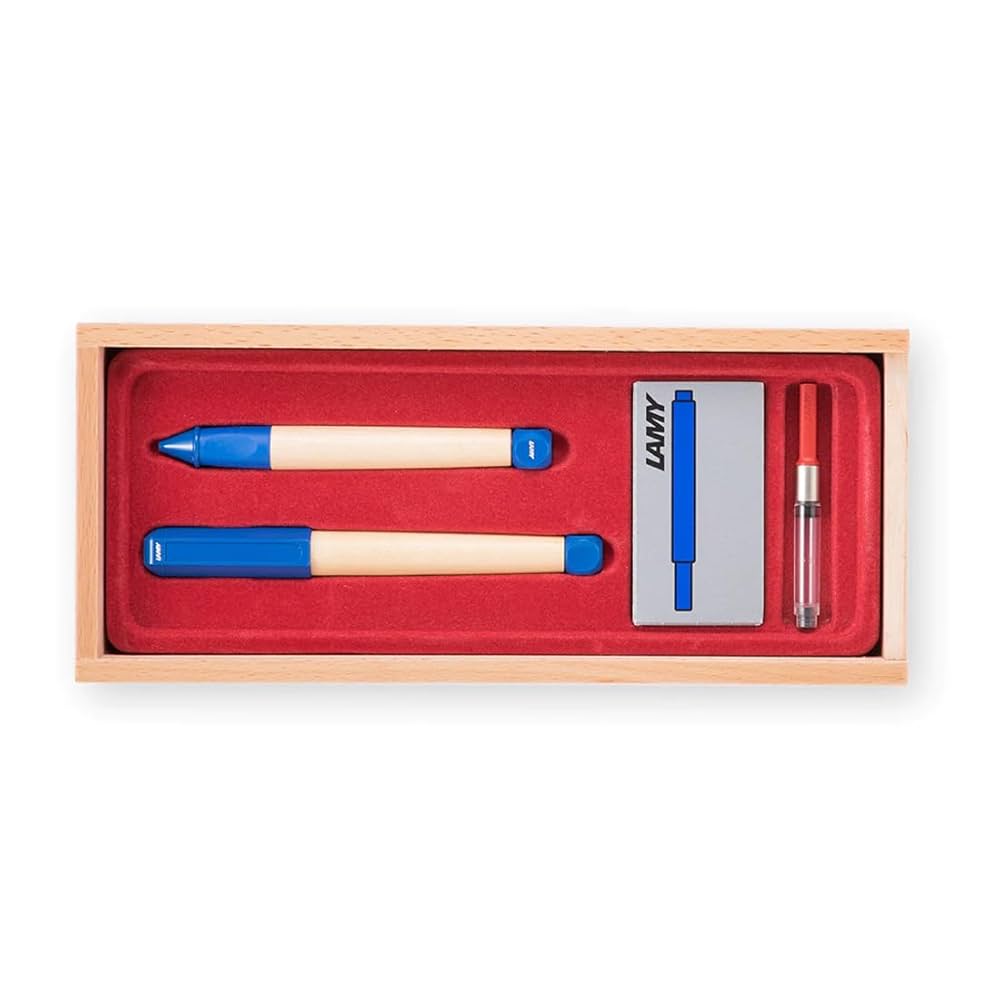 Amazon | LAMY abcギフトセット (ブルー) | 万年筆 | 文房具